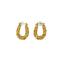 Alina Gold Twist Hoops