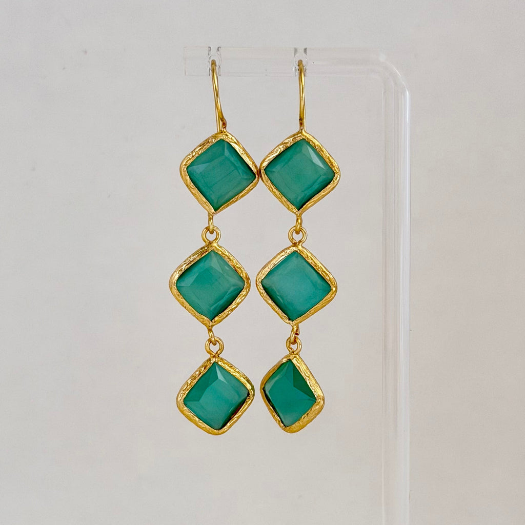 Aegean Azure Drop Earrings