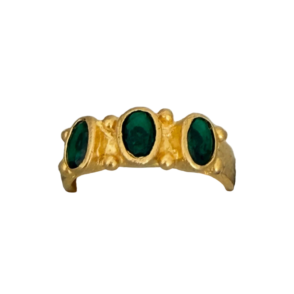 Emerald Green Statement Ring