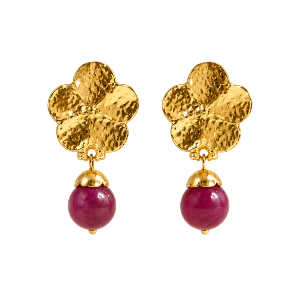 Fuchsia Bloom Earrings