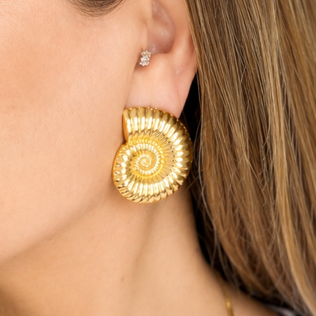 Solaris Spiral Earrings