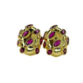 Ruby Dôme Earring