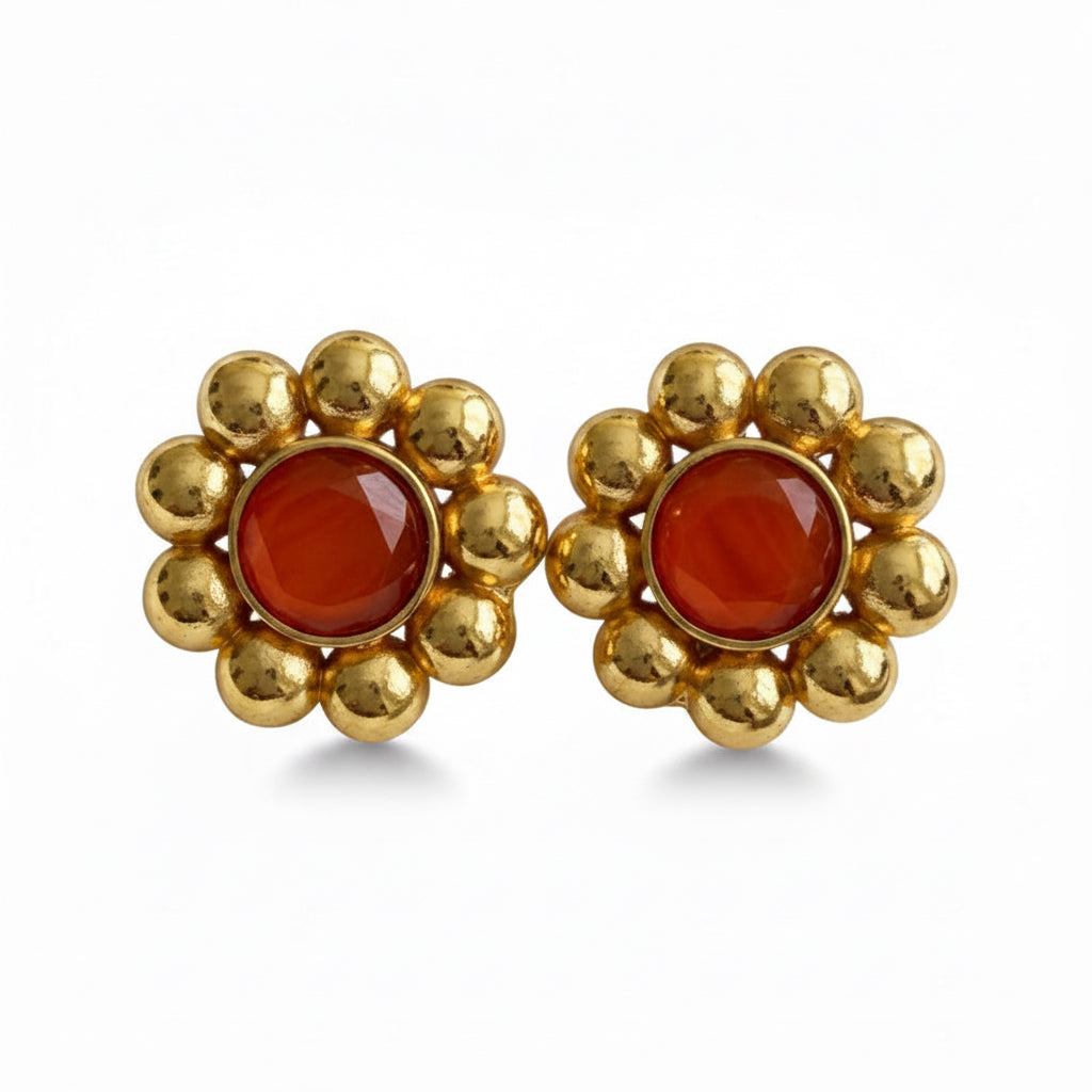 Golden Bloom Studs