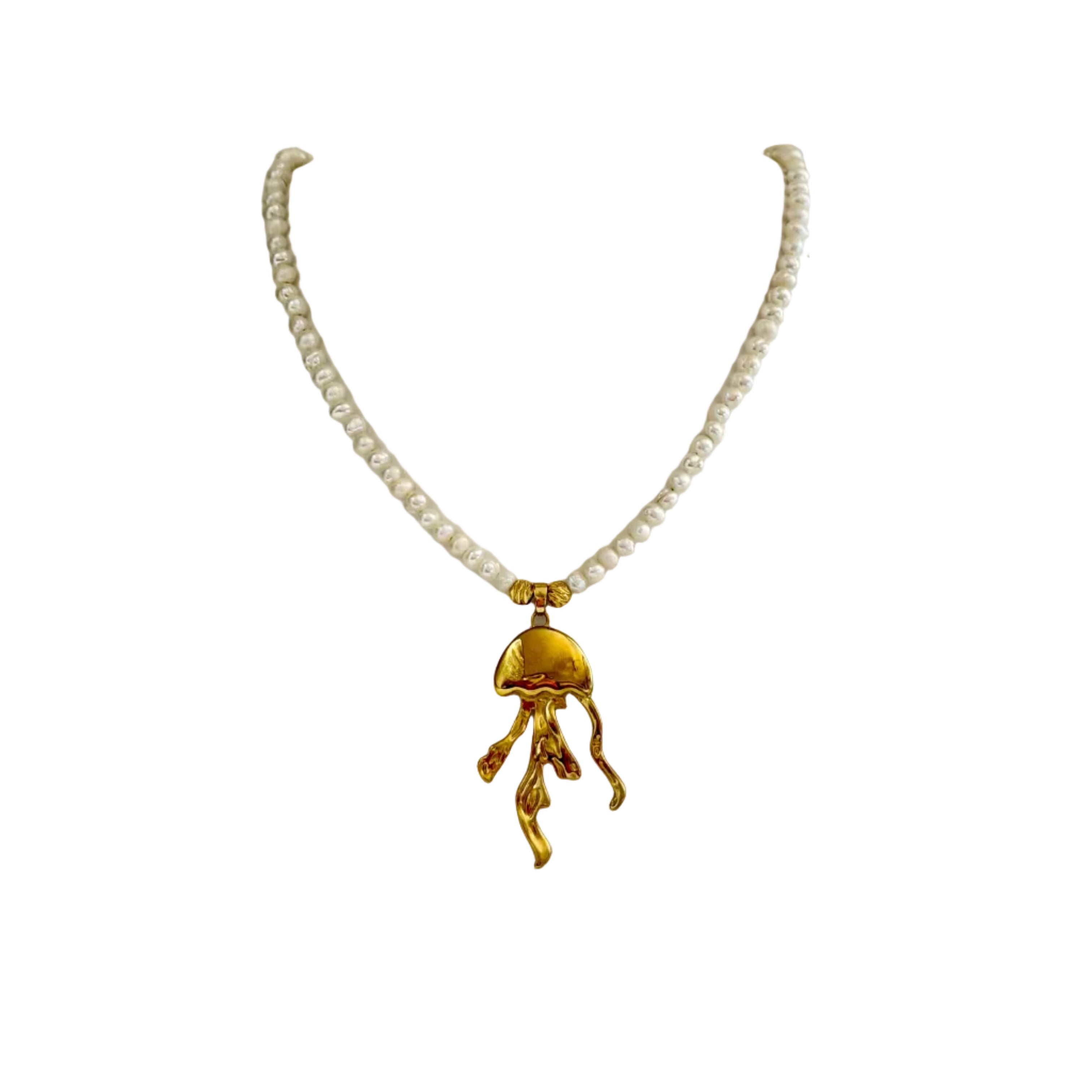 Jellyfish Pearl Necklace