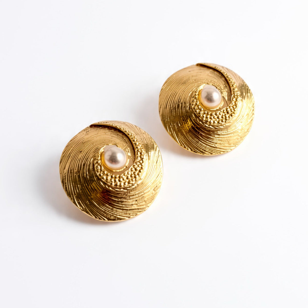 Pearl Swirl Earrings