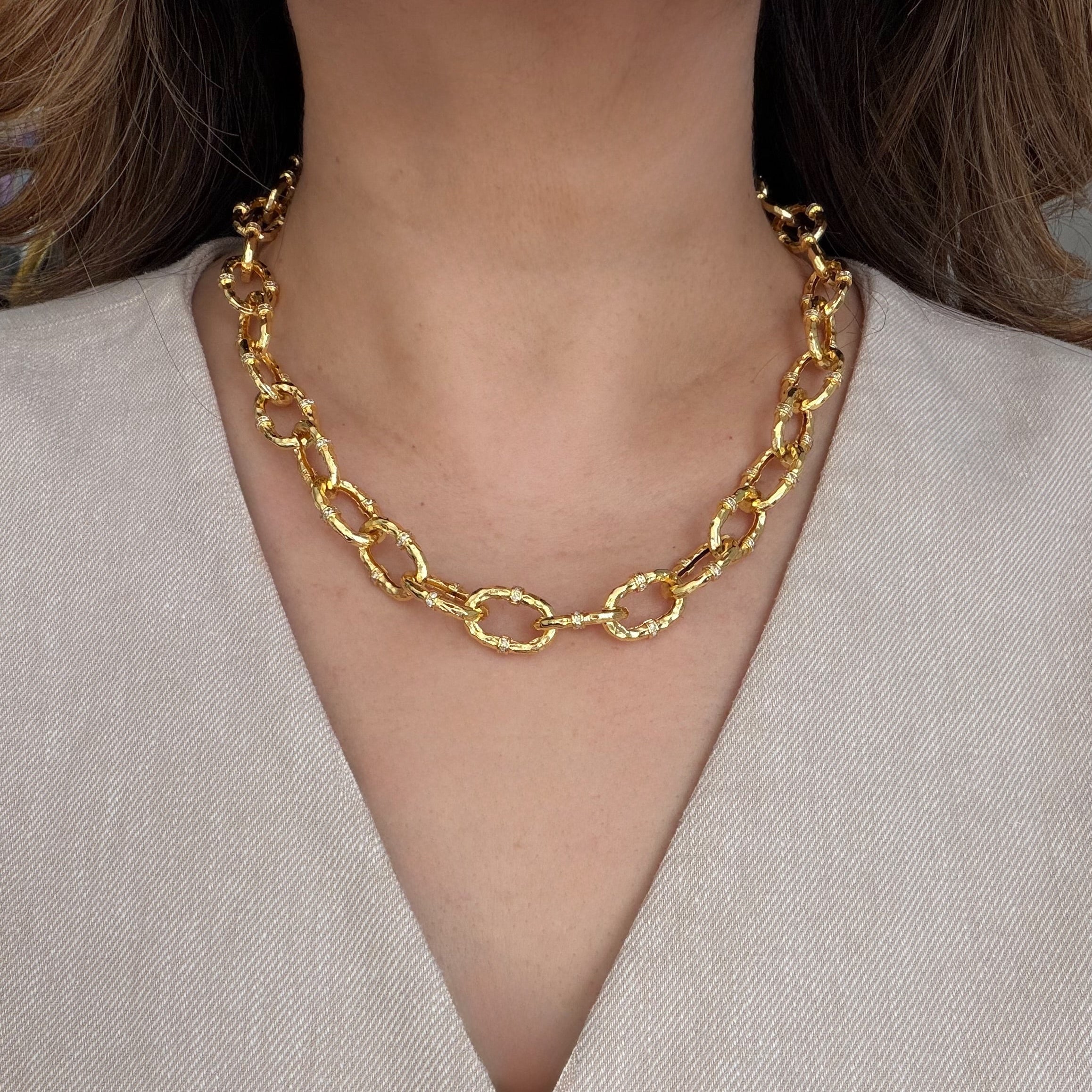 Golden Riviera Chain Necklace