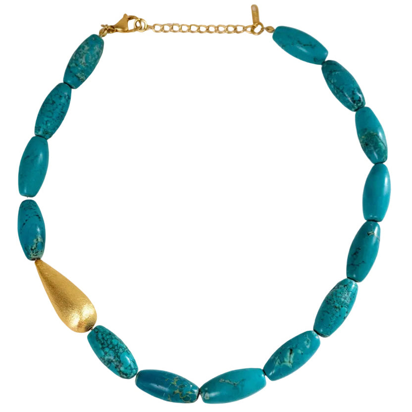 Aegean Teardrop Necklace