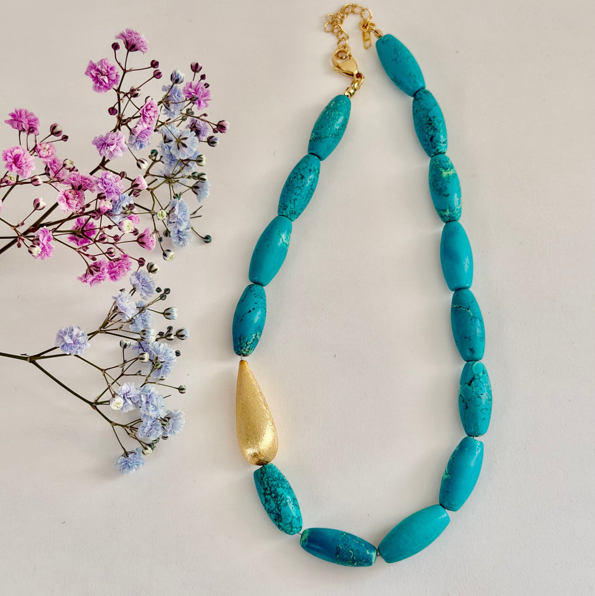 Aegean Teardrop Necklace