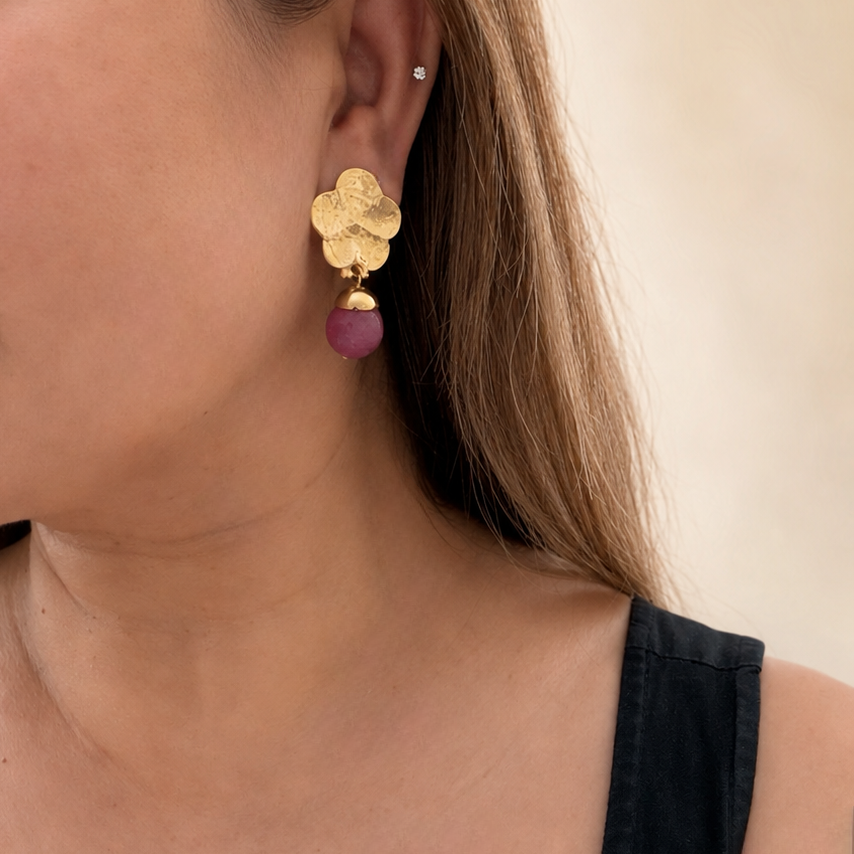 Fuchsia Bloom Earrings