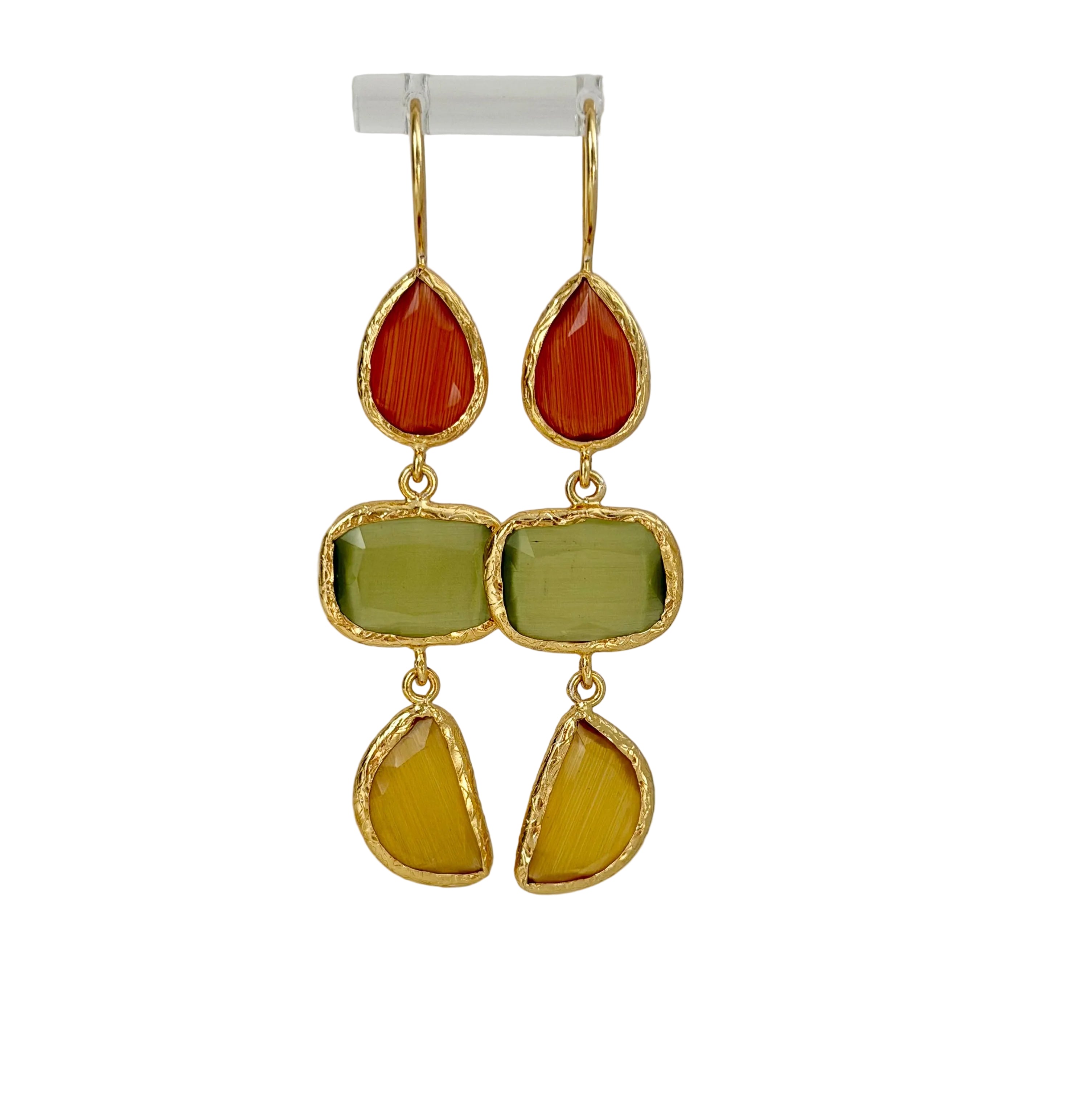 Sicilian Sunset Drop Earrings