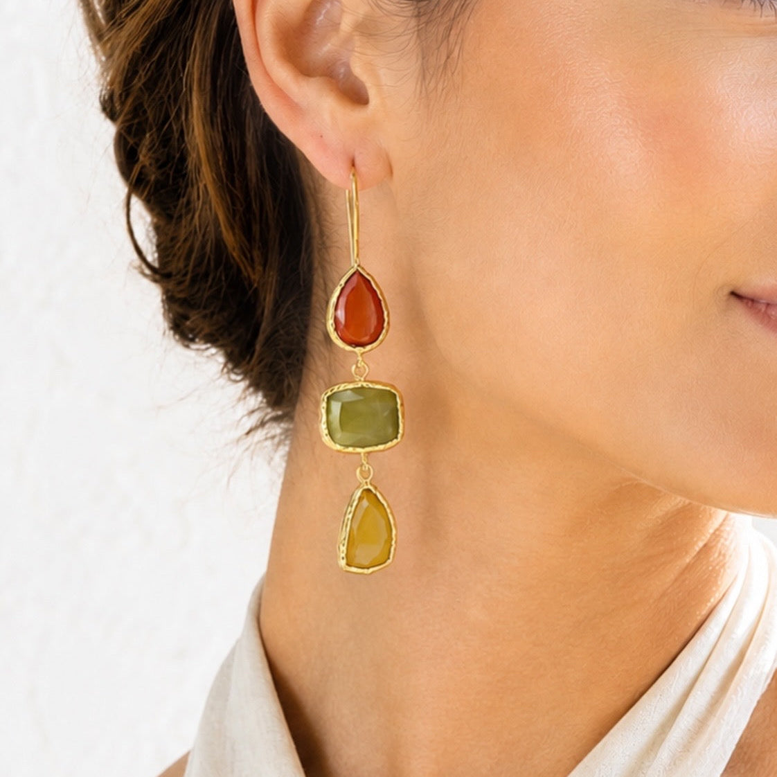 Sicilian Sunset Drop Earrings