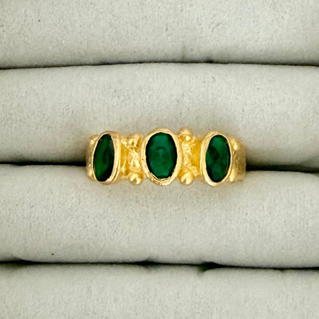 Emerald Green Statement Ring