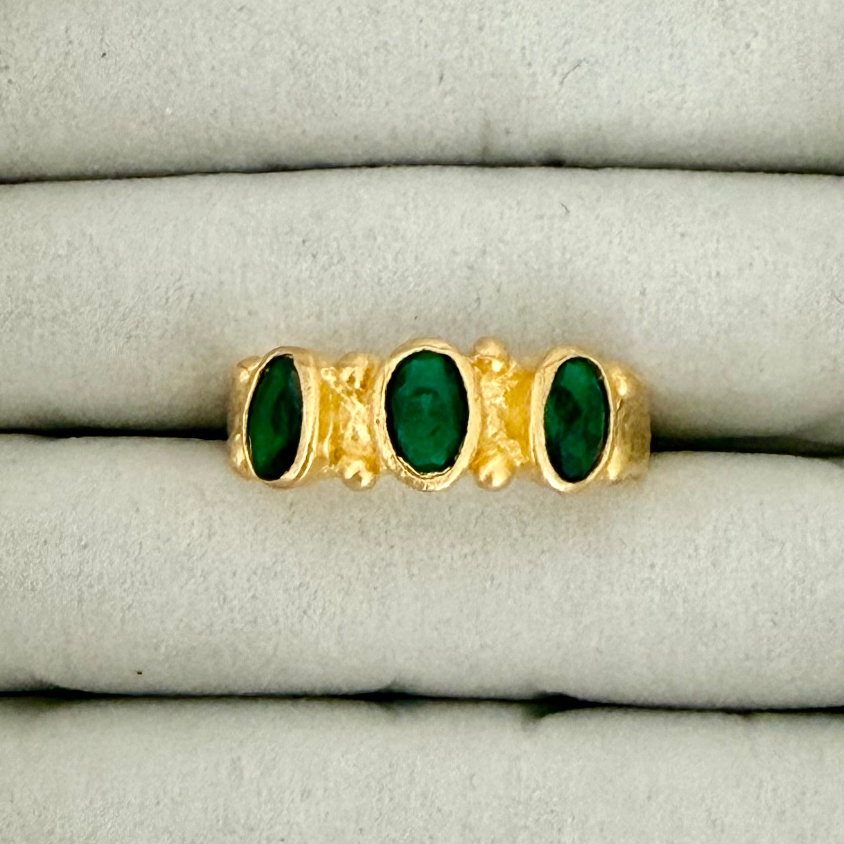 Emerald Green Statement Ring