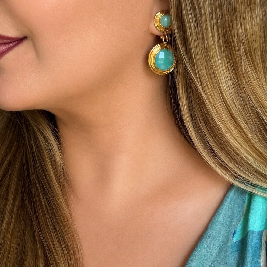 Turquoise Amalfi Drop Earrings