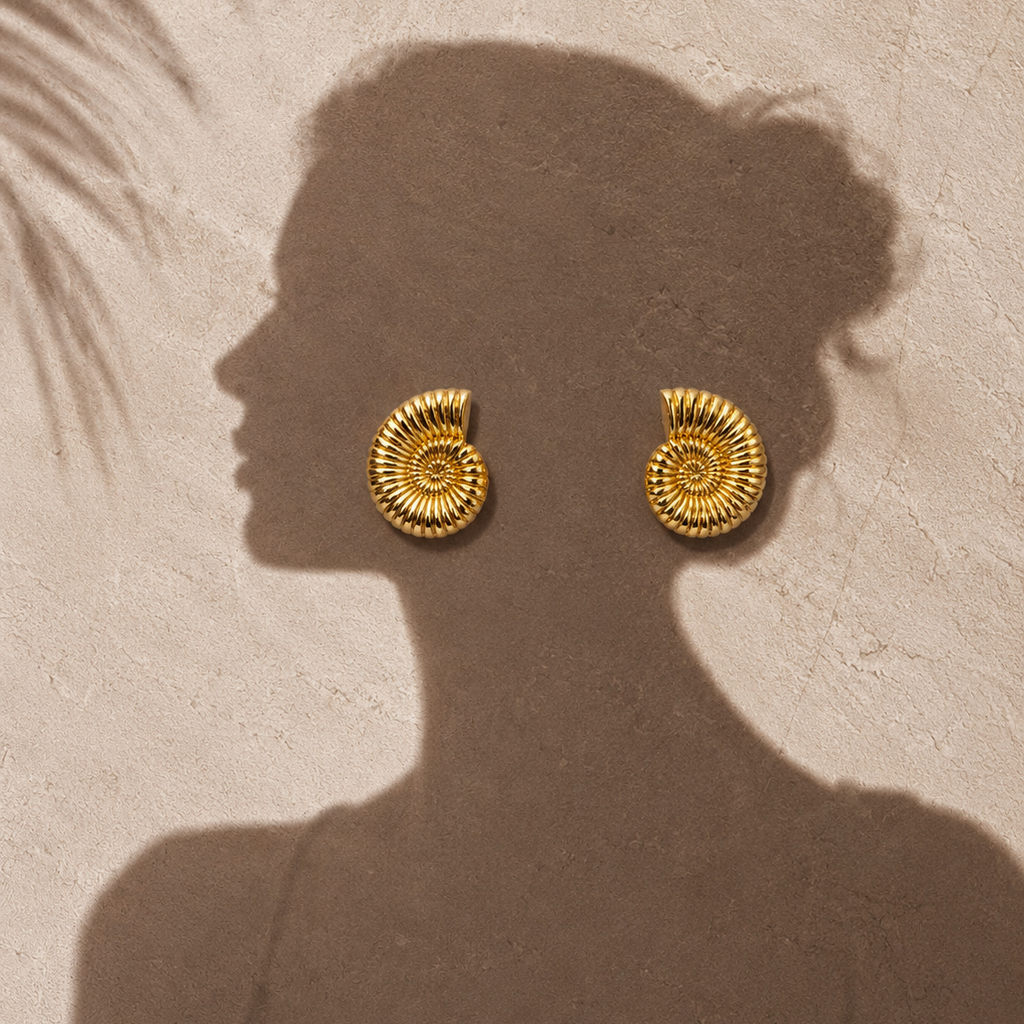 Solaris Spiral Earrings