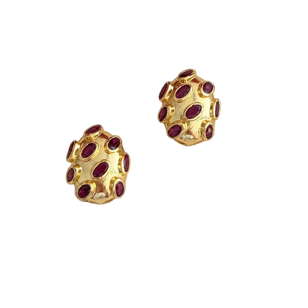Ruby Dôme Earring