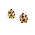 Ruby Dôme Earring